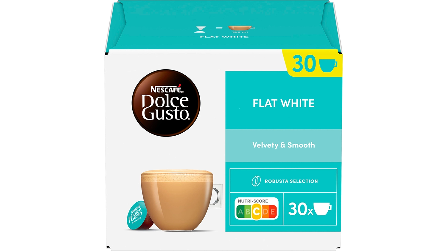 Kapsle Nescafé Dolce Gusto Flat White 30 ks_01