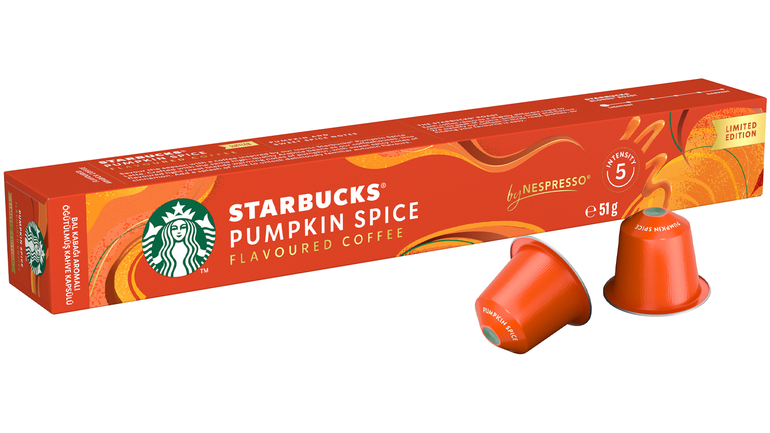 Kávové kapsuly Starbucks Pumpkin Spice by Nespresso 10 ks