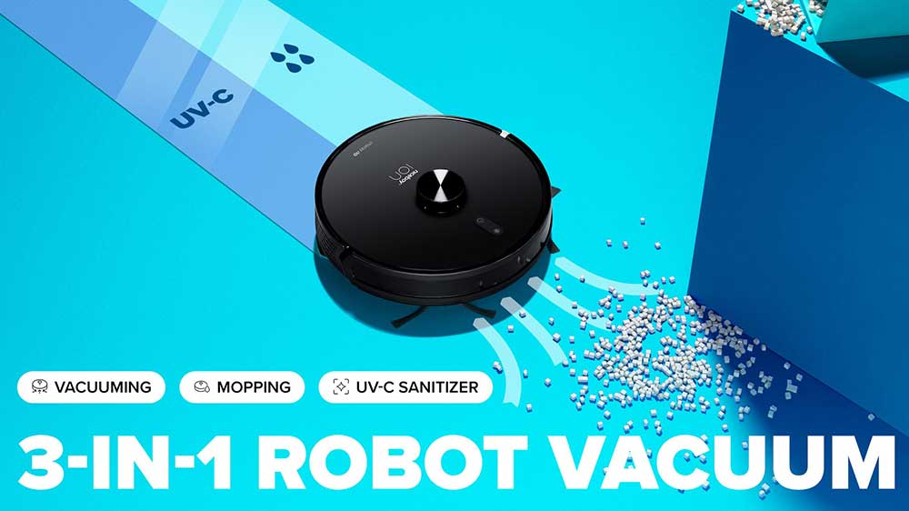 Čištění 3v1 u robotického vysavače Niceboy ION Charles i10 Black_02
