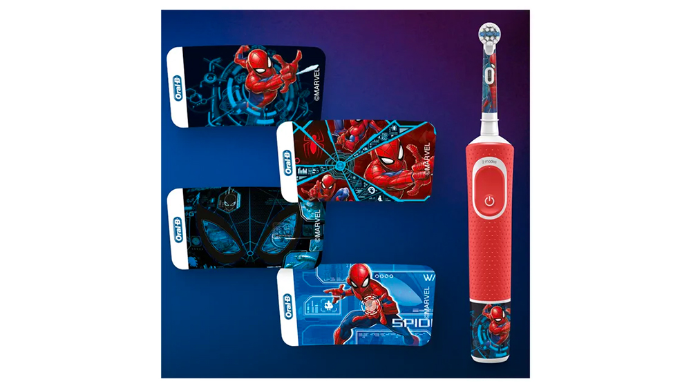 Elektrický dětský zubní kartáček ORAL-B Vitality Pro Kids Spiderman + obal