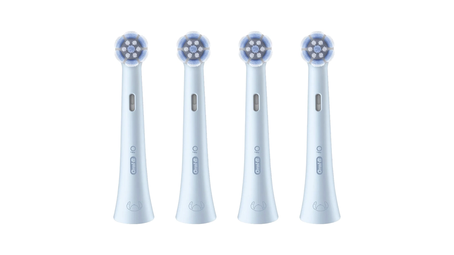 4 hlavice Oral-B vedľa seba
