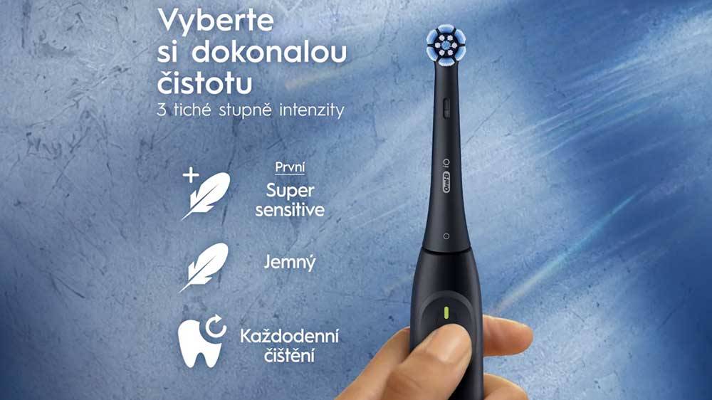 Tři stupně intenzity u zubního kartáčku Oral-B iO Series 2_03