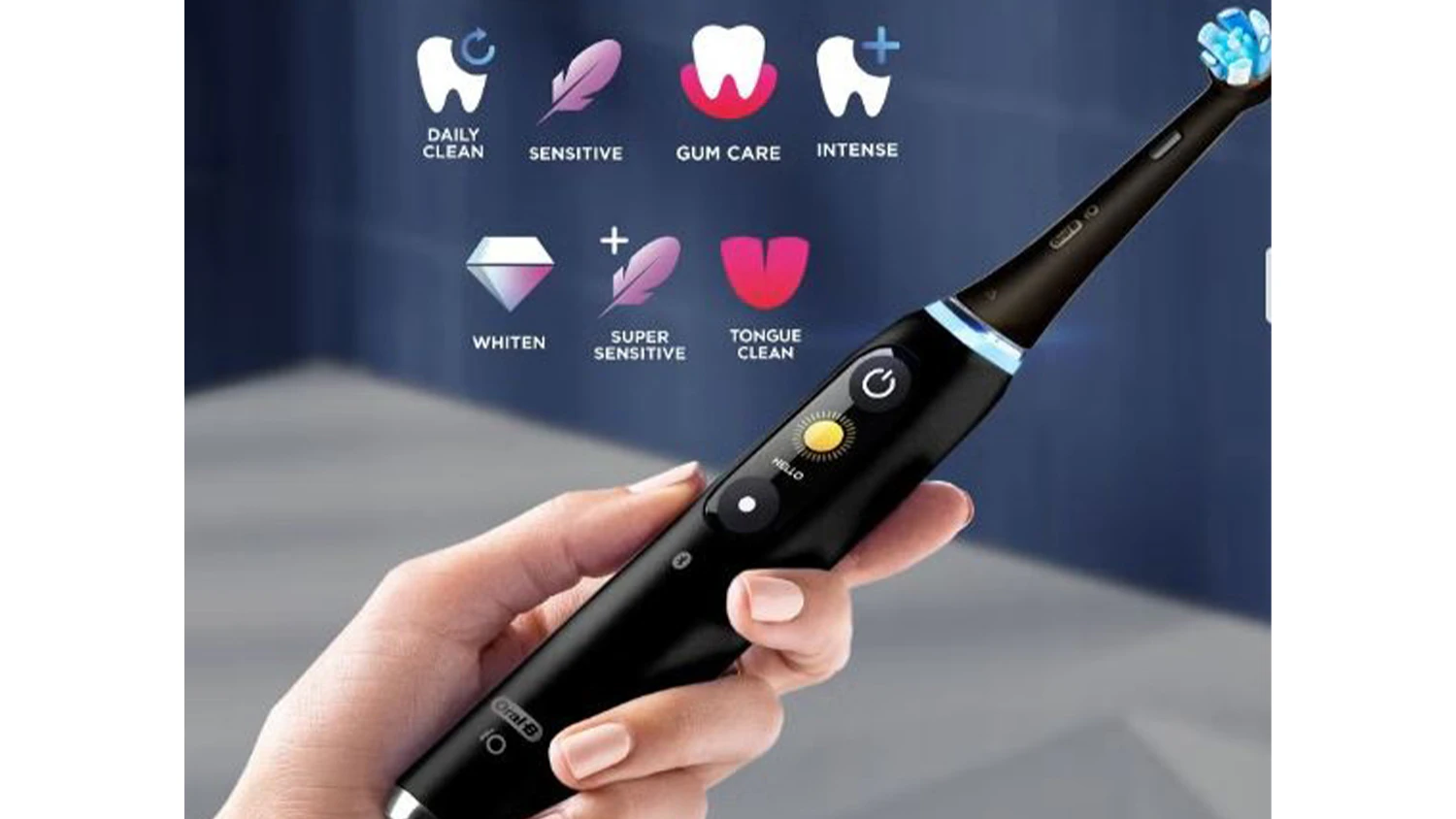 IO SERIES 9 ZUBNÍ KARTÁČEK BLACK ORALB