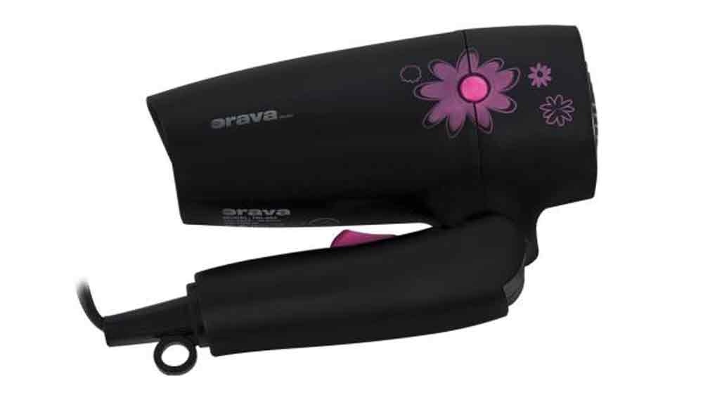 Vysoušeč vlasů Orava HD-402 lze složit na cesty_02
