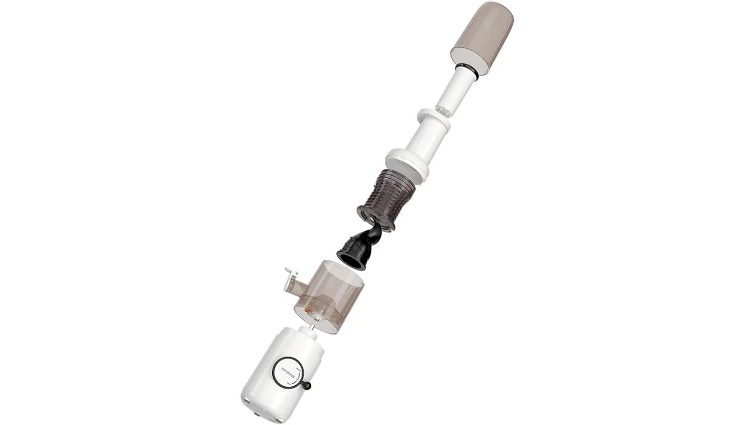 Jednotliv&eacute; d&iacute;ly n&iacute;zkoot&aacute;čkov&eacute;ho od&scaron;ťavňovače Orava Taurus-3 mini