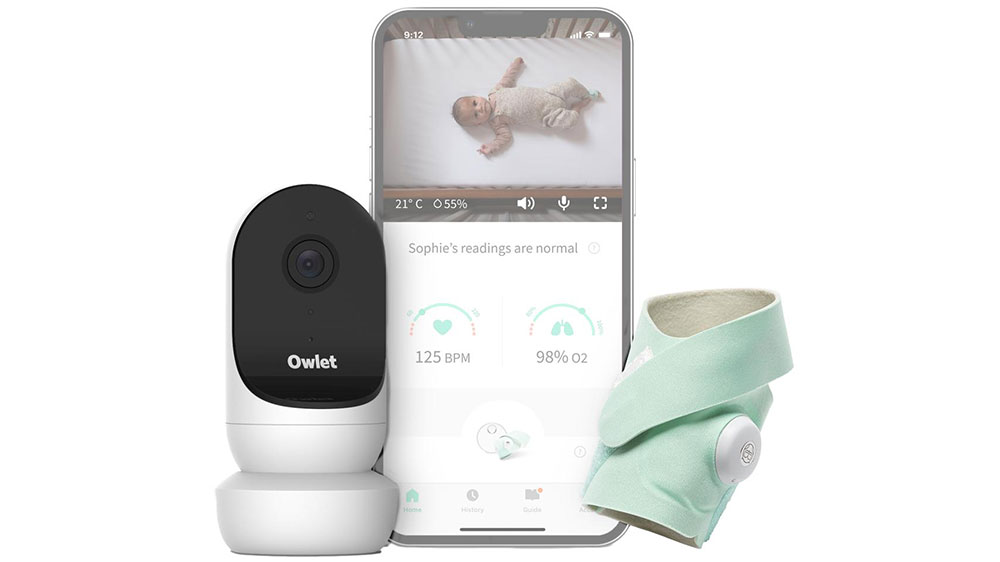 Novorozenecká sada Owlet Set Smart Sock 3 + Cam 2