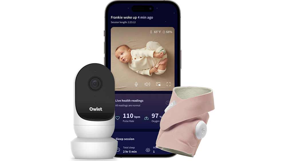Dětská chůva Owlet Dream Sock + Cam2 Bundle_01