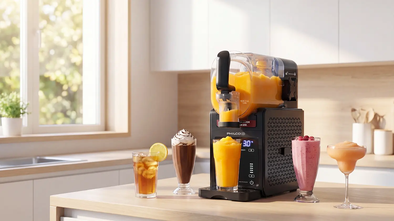 Slushie Machine Philco PSM 1712, kter vyrb ledovou třť