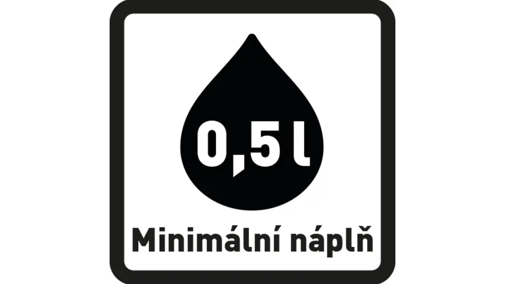 Piktogram pro minimln nplň 0,5 l vrobnku Philco PSM 1712