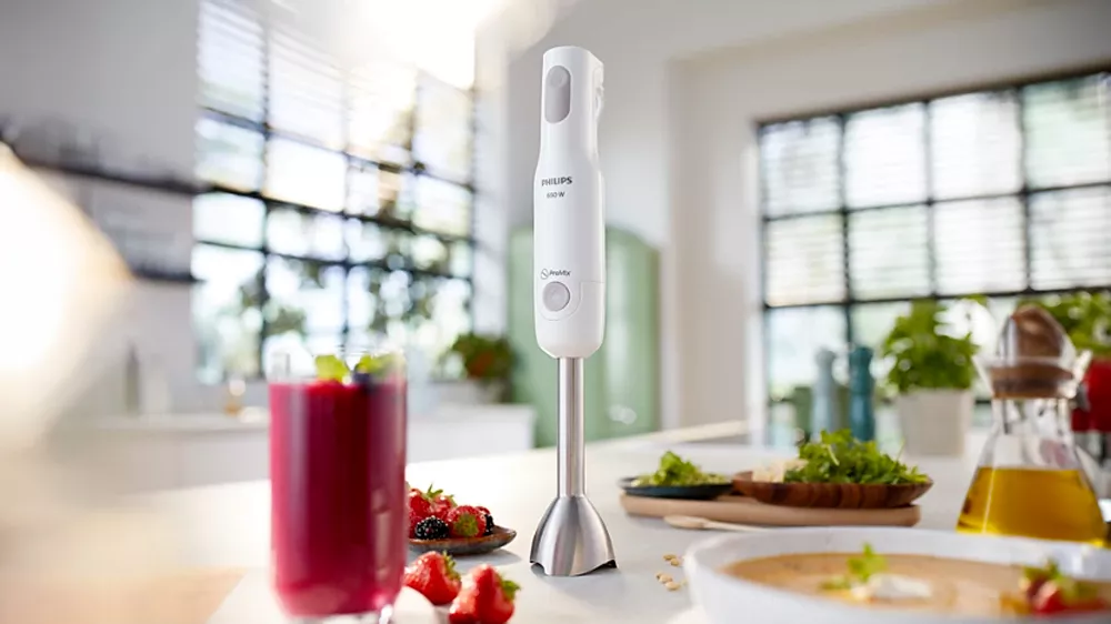 Tyčov&yacute; mix&eacute;r Philips HR2534/00, smoothie a suroviny_02