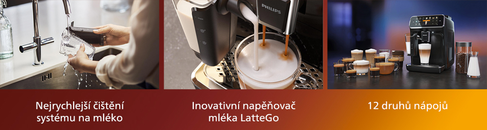 Automatický kávovar Philips Series 5400 LatteGo (EP5441/50)