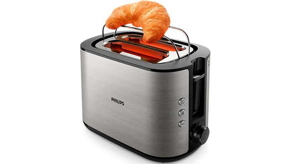 Topinkovač Philips HD2650/90 - rozpékání rohlíku_03