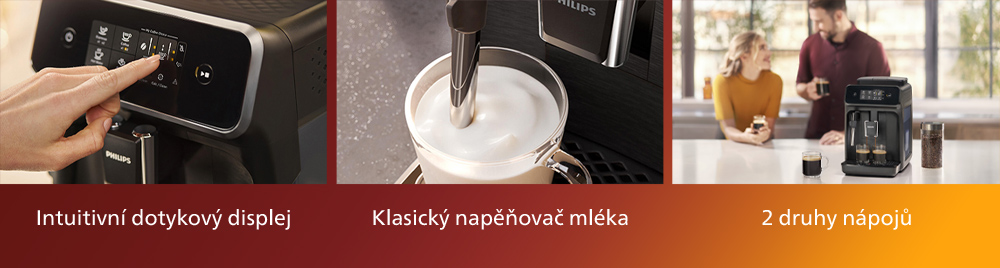 Automatický kávovar Philips Series 5400 LatteGo (EP5441/50)