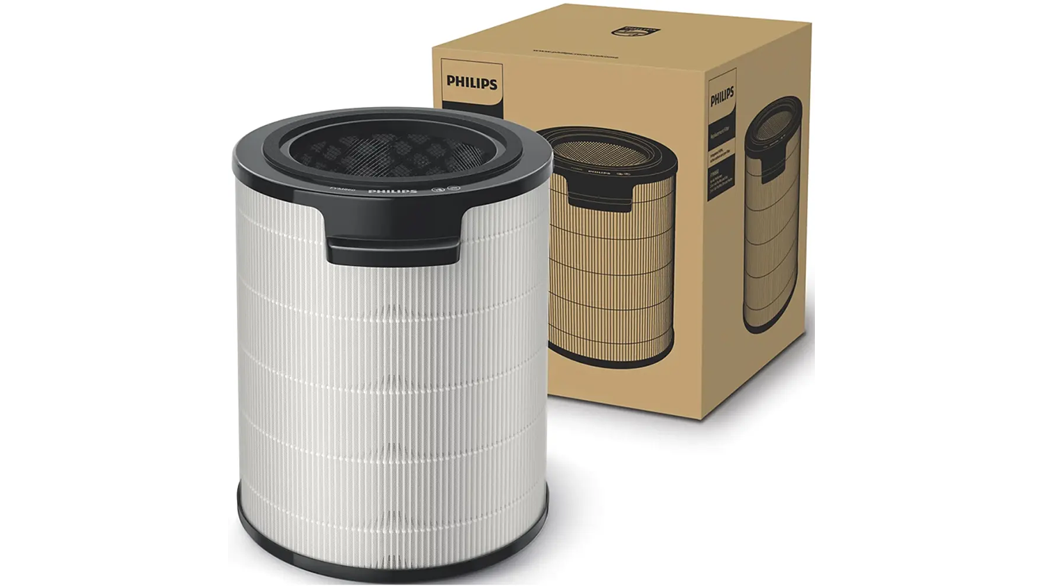 N&aacute;hradn&iacute; filtr Philips NanoProtect Series 7000i FYM860/30 demonstruj&iacute;c&iacute; vrstven&yacute; syst&eacute;m filtrace HEPA a aktivn&iacute;ho uhl&iacute;