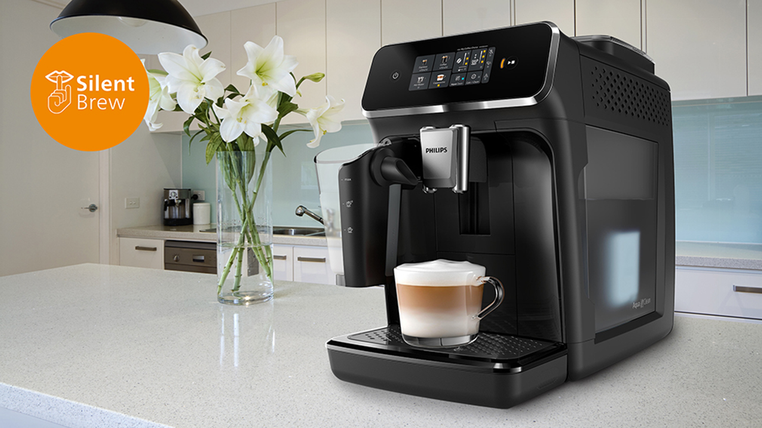 Technologie SilentBrew pro tichou přípravu kávy