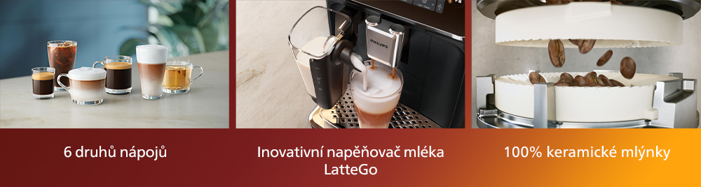 Automatický kávovar Philips Series 3300 LatteGo EP3341/50