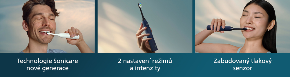Sonický elektrický zubní kartáček 1+1 Philips Sonicare 5500 HX7119/01