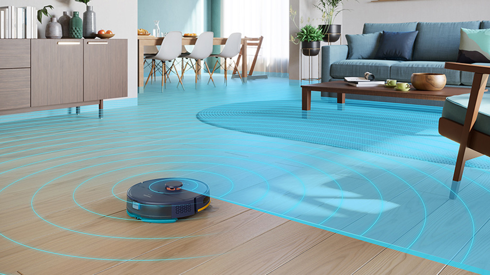 Robotický vysavač Philips Series 2000 XU2100/10 mapuje své okolí, aby dosáhl efektivního úklidu_03