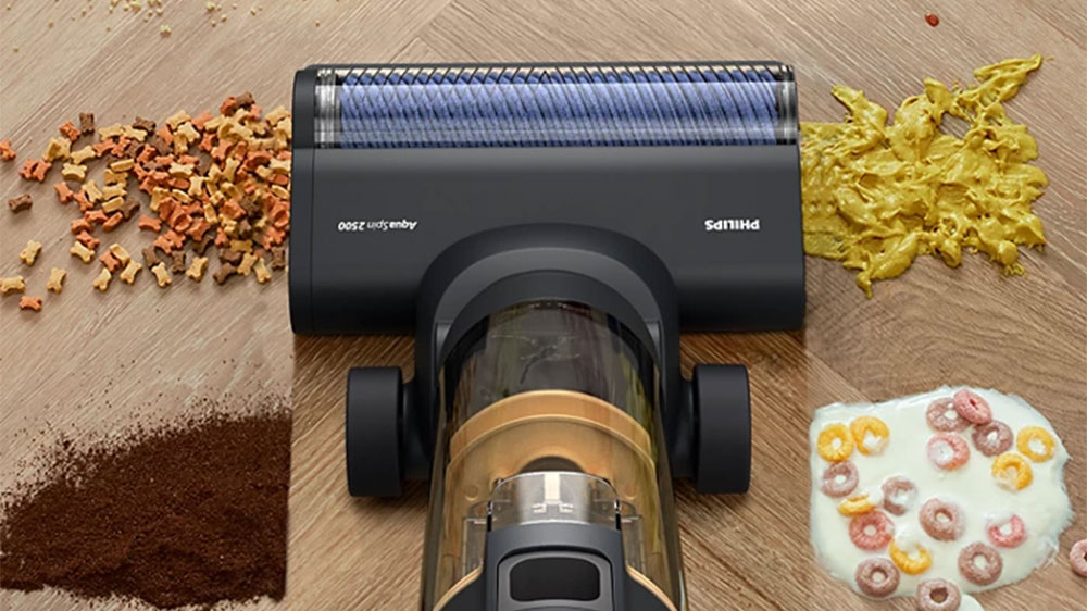 Bezdrátový vysavač a mop Philips AquaTrio XW7264/11 vysávání všech druhů nečistot_02