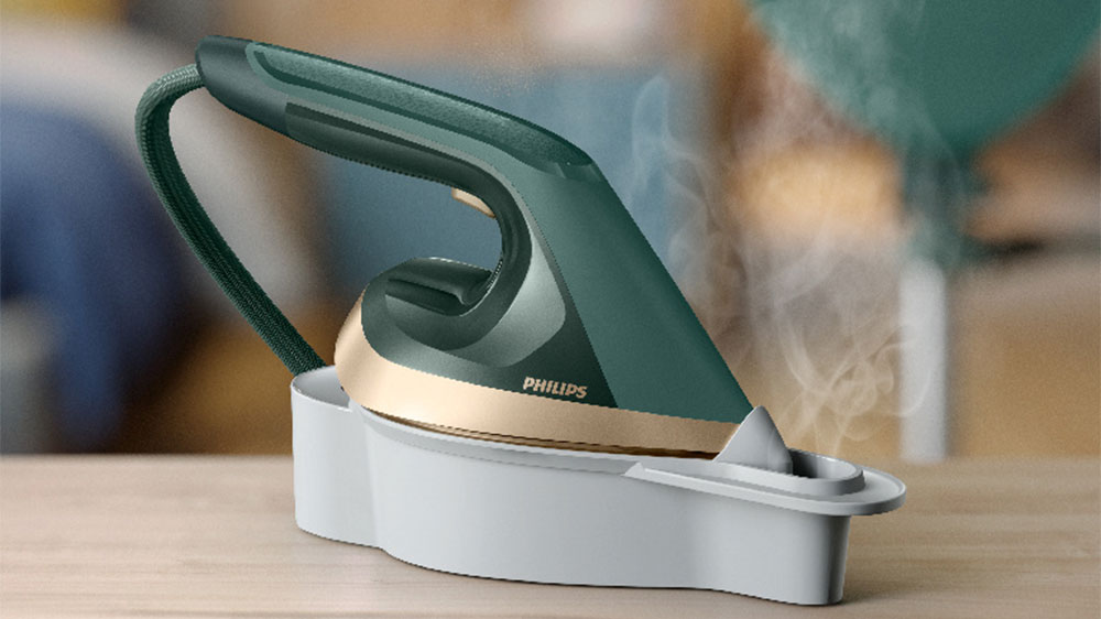 Žehlička parního generátoru PHILIPS AIS6020/70 v odvápňovacím zásobníku_02