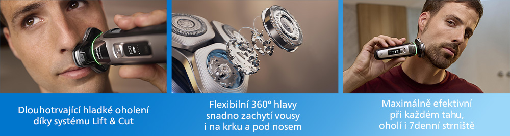 Pánský elektrický holicí strojek Philips Series i9000 Prestige XP9202/10