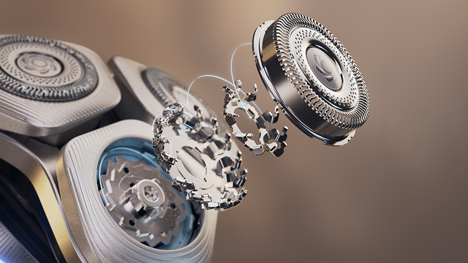 Detailní pohled na části inovativních rotačních břitů Sual SteelPrecision