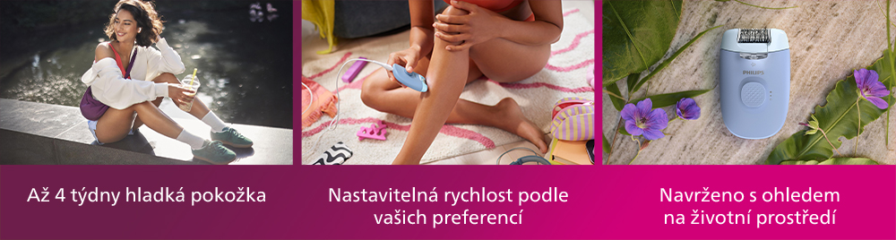 Dámský epilátor na tělo a citlivé oblasti Philips 4000 BRE247/00