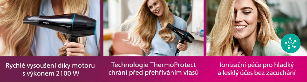 Vysoušeč vlasů Philips DryCare Pro BHD272/00