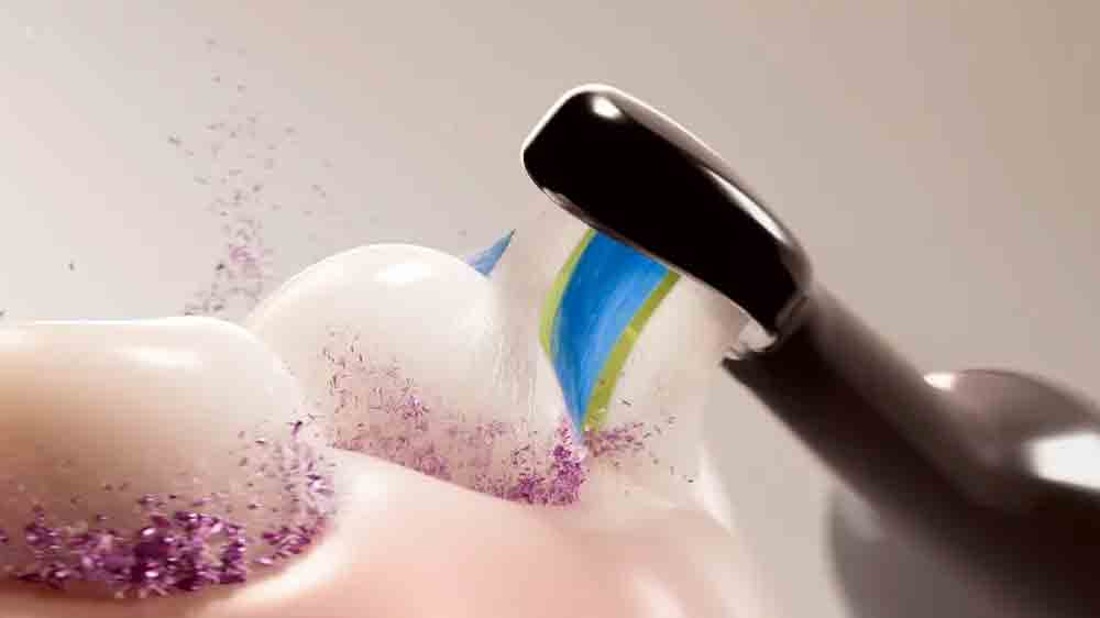 Detail štětinek náhradní hlavice Philips Sonicare Optimal_03