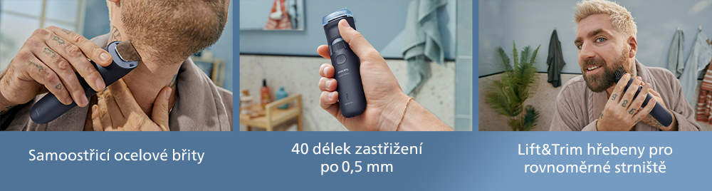 Zastřihovač vousů Philips Series 3000 BT3665/15