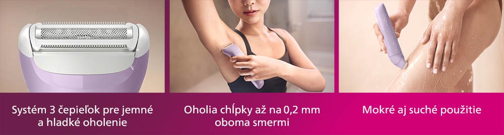 Dámsky holiaci strojček Wet & Dry Philips 6000 BRL114/00