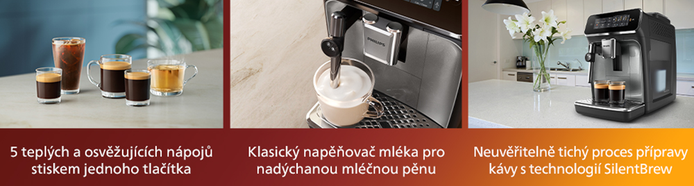 Plně automatický kávovar Philips 3300 Series EP3329/70