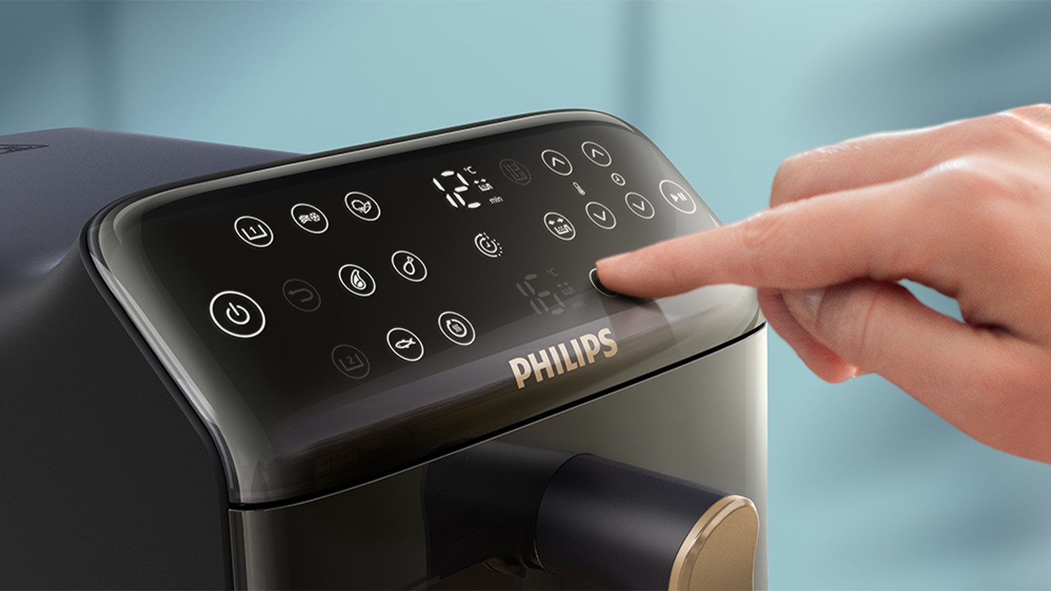Horkovzdušná fritéza s dvěma koši nad sebou PHILIPS Řada 4000 NA46270