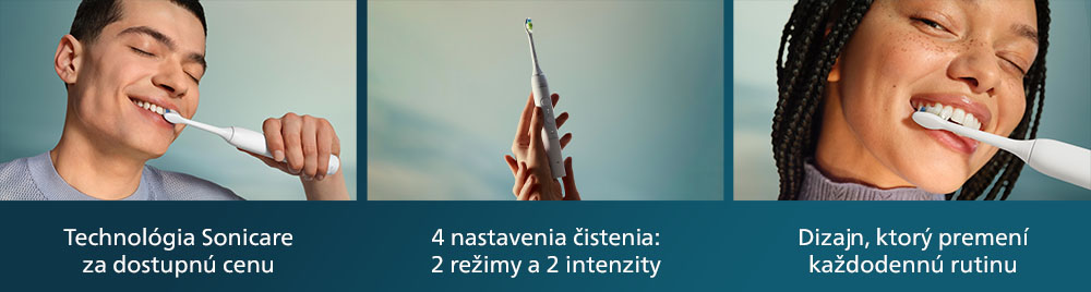 Sonická elektrická zubná kefka Philips Sonicare 4100 HX4042/41