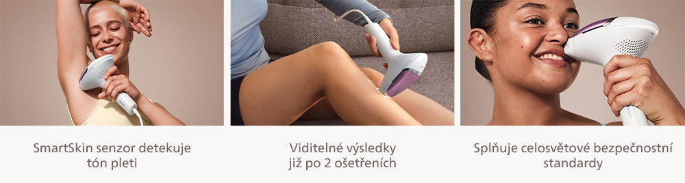 banner pro IPL Epilátor Philips Lumea IPL 8000 BRI934/00
