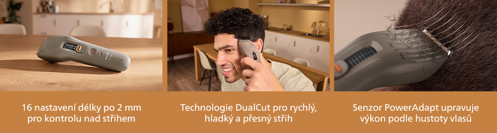 baner pro Zastřihovač vlasů Philips Series 5000 HC5735/15