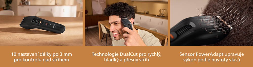 baner pro Zastřihovač vlasů Philips Series 5000 HC5721/15