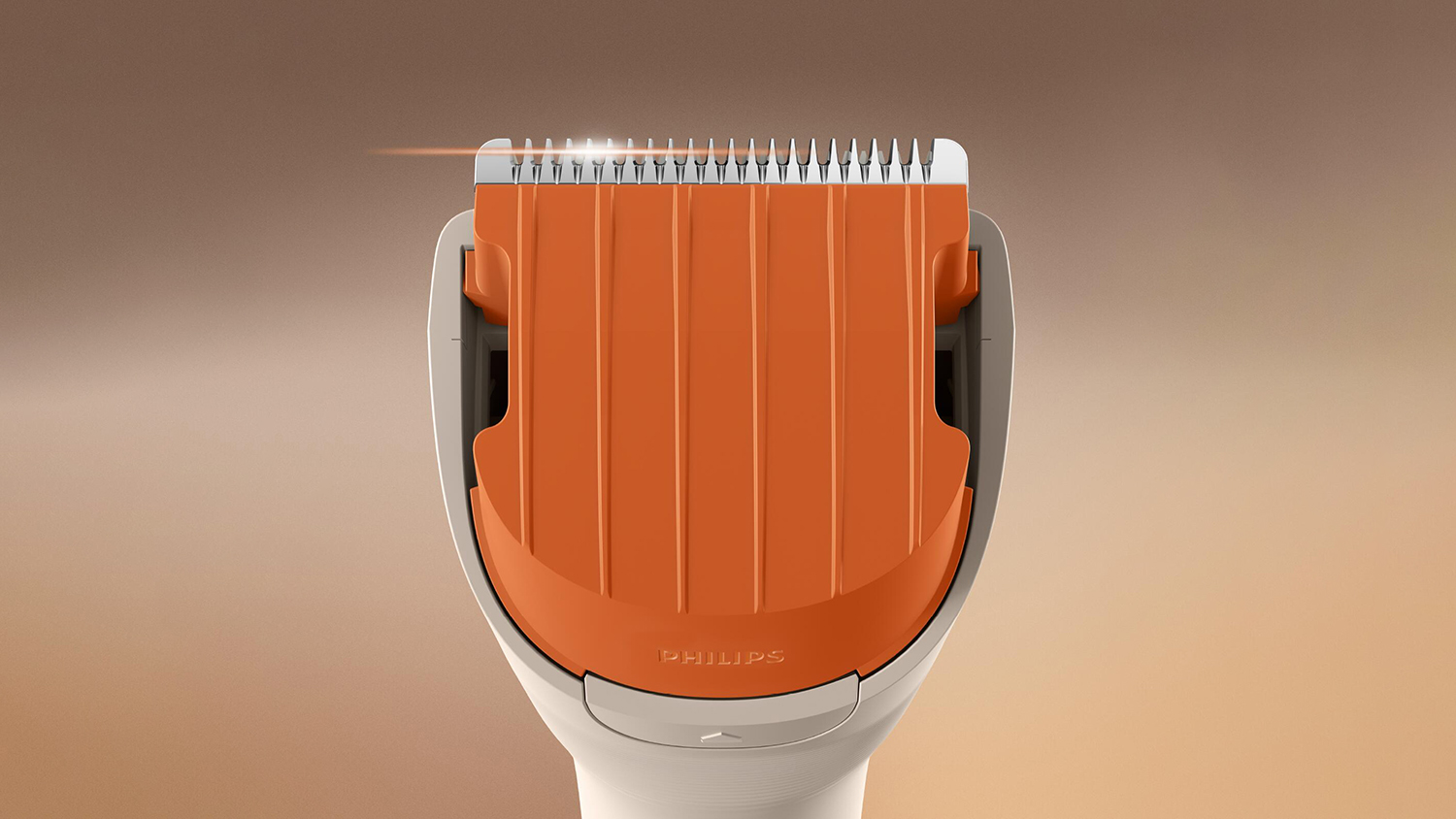 ukážka odnímateľnej strihacej jednotky zastrihávača vlasov Philips Series 3000