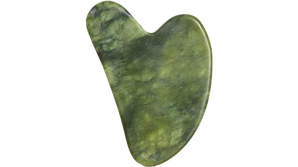 Masážní kámen Gua sha Plum Beauty PLB-4313, jadeit_01
