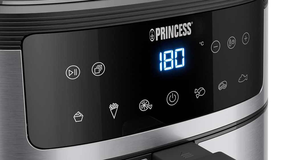 Přiblížený záběr na panel fritézy Princess 182463_03