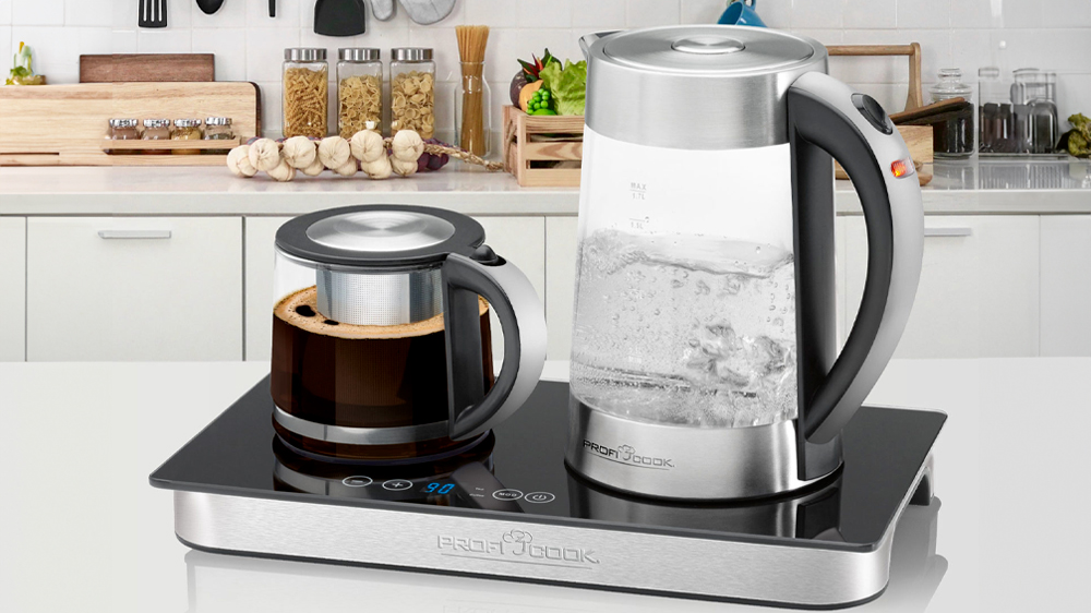 Stanice pro čaj a kávu ProfiCook TKS 1056 s kávou_03