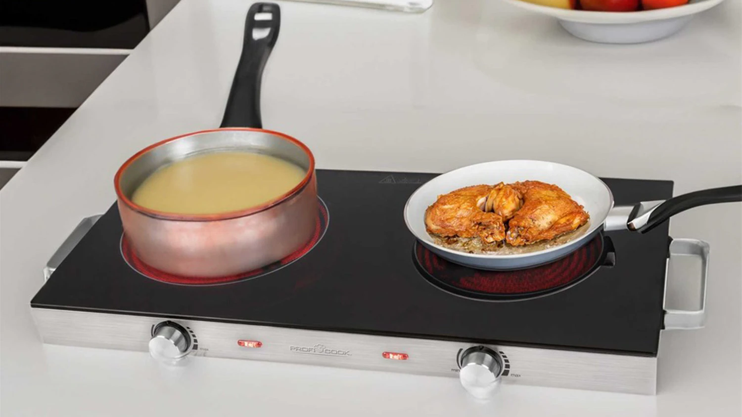 Vařen&iacute; na infračerven&eacute;m vařiči Proficook DKP 1211