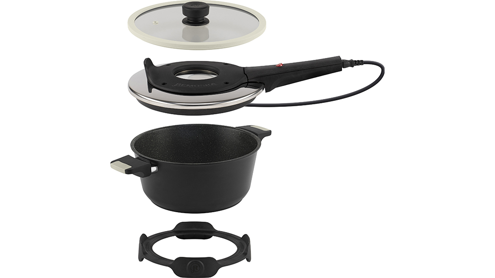 Pečic&iacute; m&iacute;sa Remoska T42/43 Tria Lite Granit White