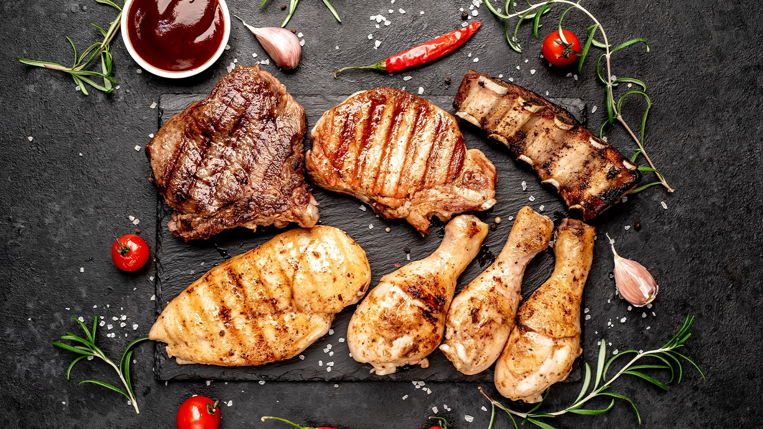 Grilovan&eacute; m&auml;so