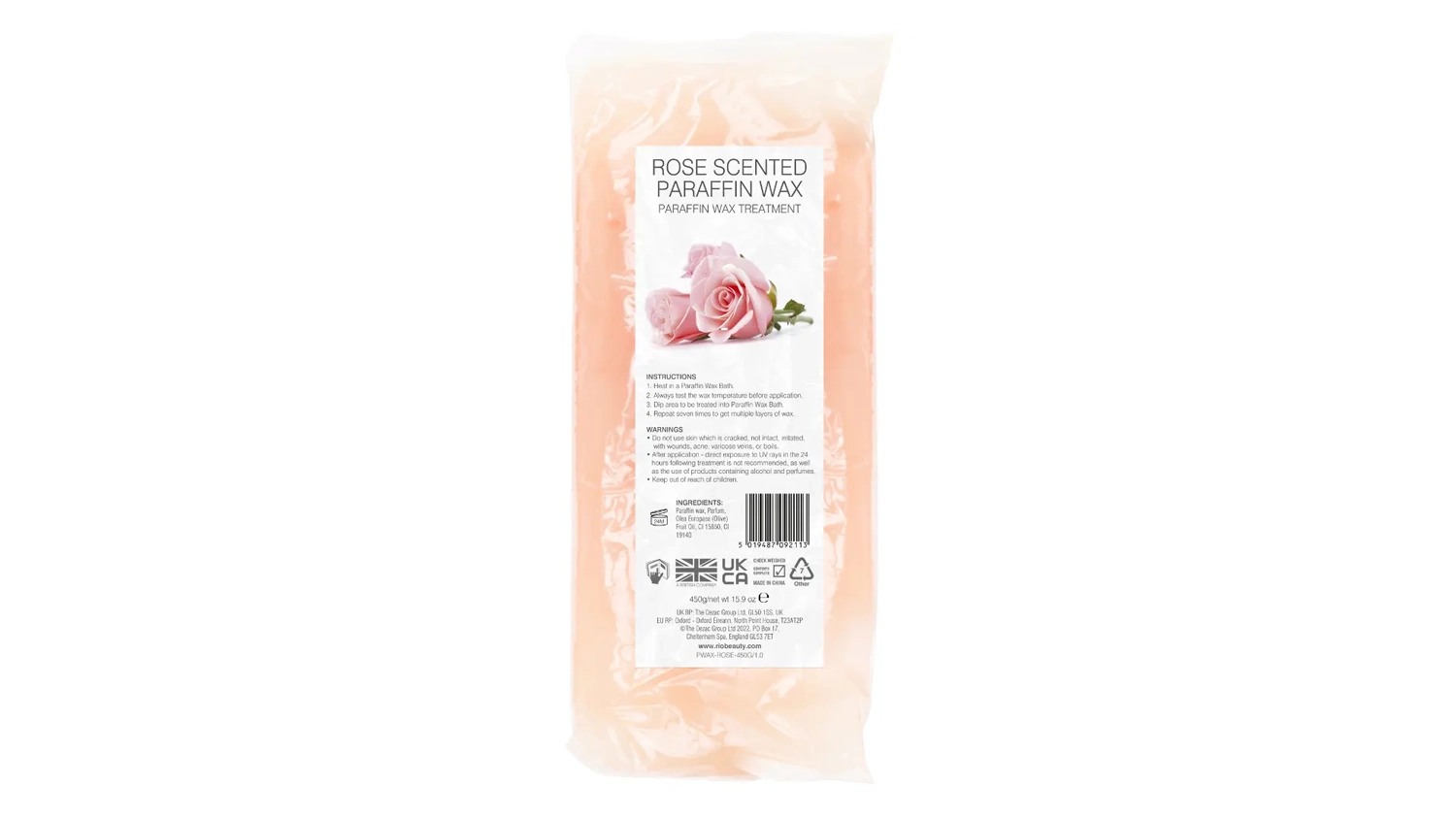 Balení náhradního vosku pro parafínovou lázeň Rio PWAX-ROSE přední pohled