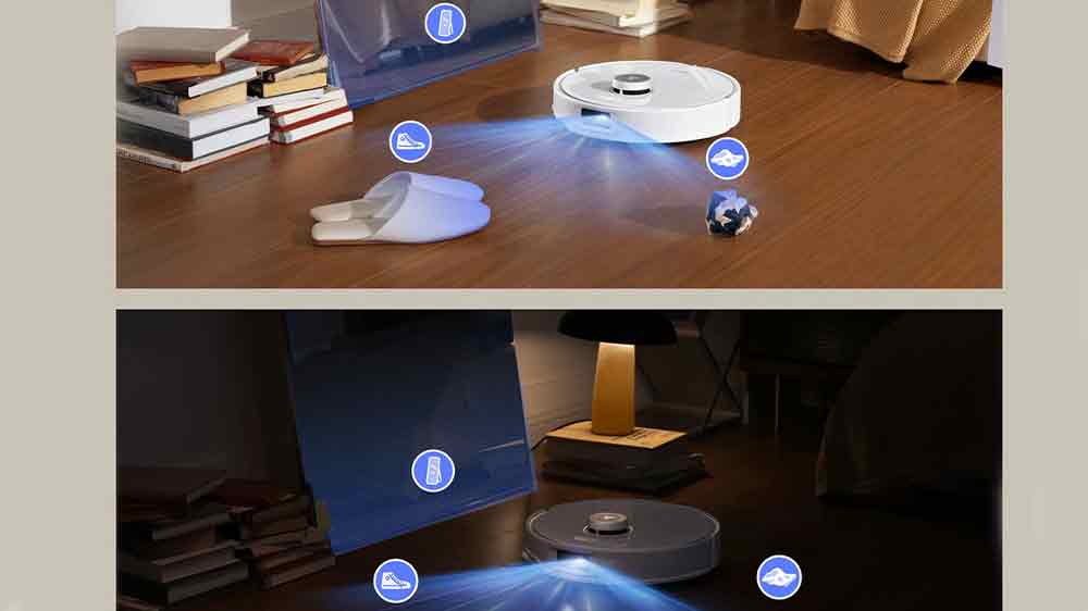 Laserový skener LiDar robotického vysavača Roborock Qrevo Curv pohodlne zmapuje celú vašu domácnosť a zaručí tak efektívne a účinné vysávanie a čistenie.