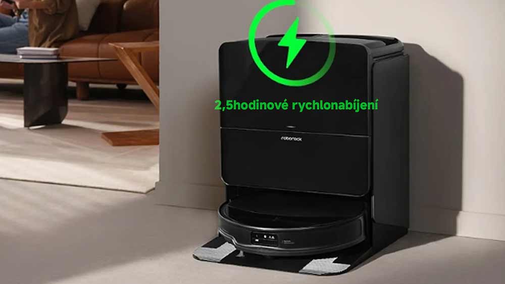 Robotický vysavač s mopem Roborock Saros 10R je vybaven rychlonabíjením_02