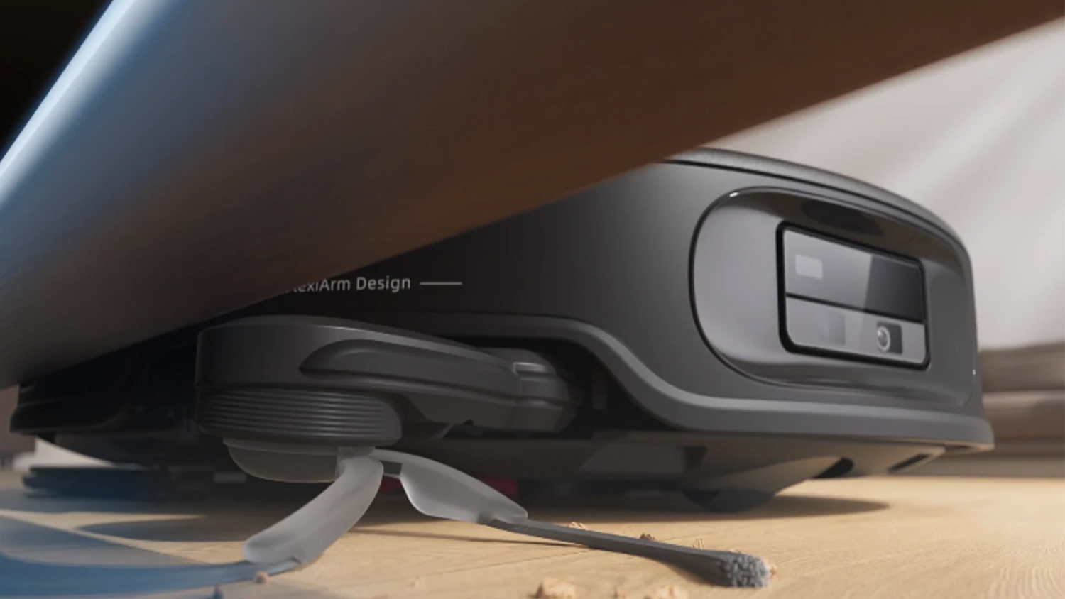 Robotick&yacute; vysavač 2v1 Roborock Qrevo Edge 2 vys&aacute;v&aacute; nečistoty z podlahy