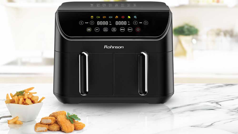 Horkovzdušná fritéza Rohnson R-2809 na lince_02