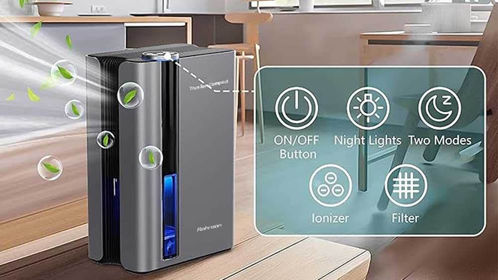 Odvlhčovač vzduchu Rohnson R-9008 ionizátor_03